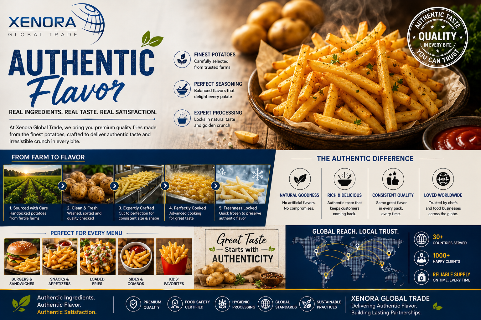 Authentic flavors